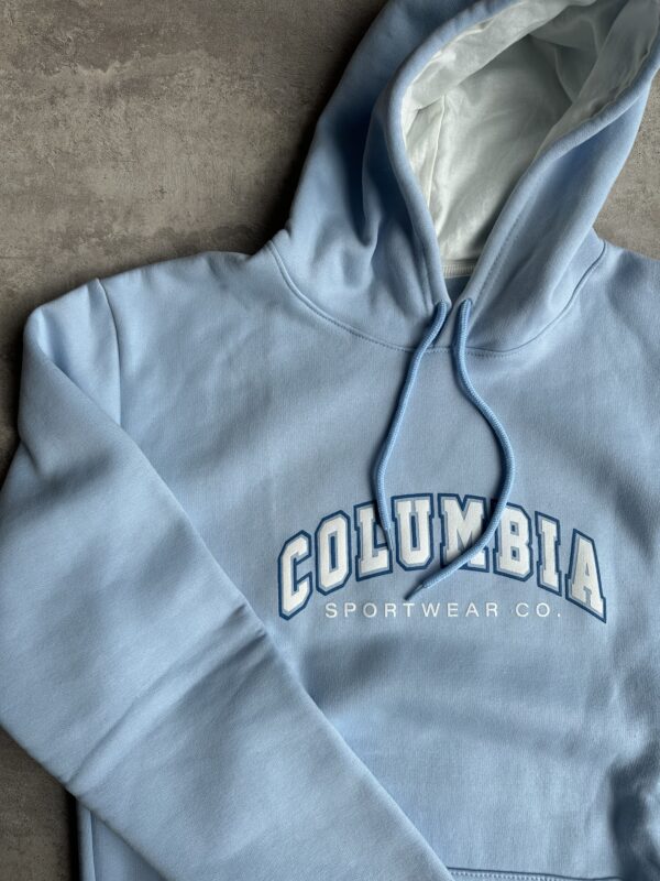 Buzo Hoodie Columbia Celeste - Image 2