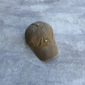 Gorra Vintage Marrón con Bordado de Mate