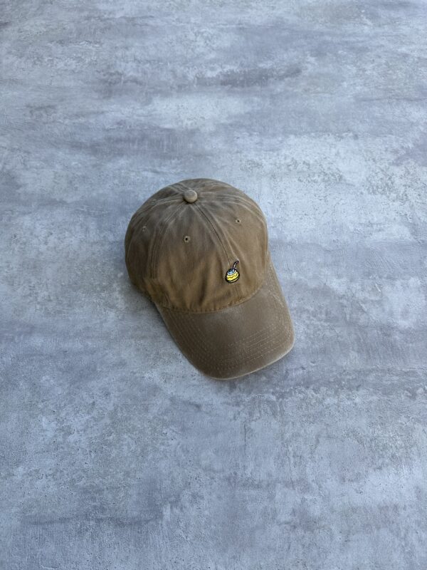 Gorra Vintage Marrón con Bordado de Mate