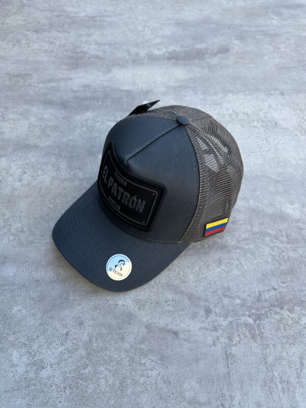 Gorra Curva El Patrón Colombia Negra - Image 2