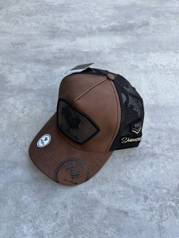 Gorra Sharecropper Cuero Marrón - Image 2